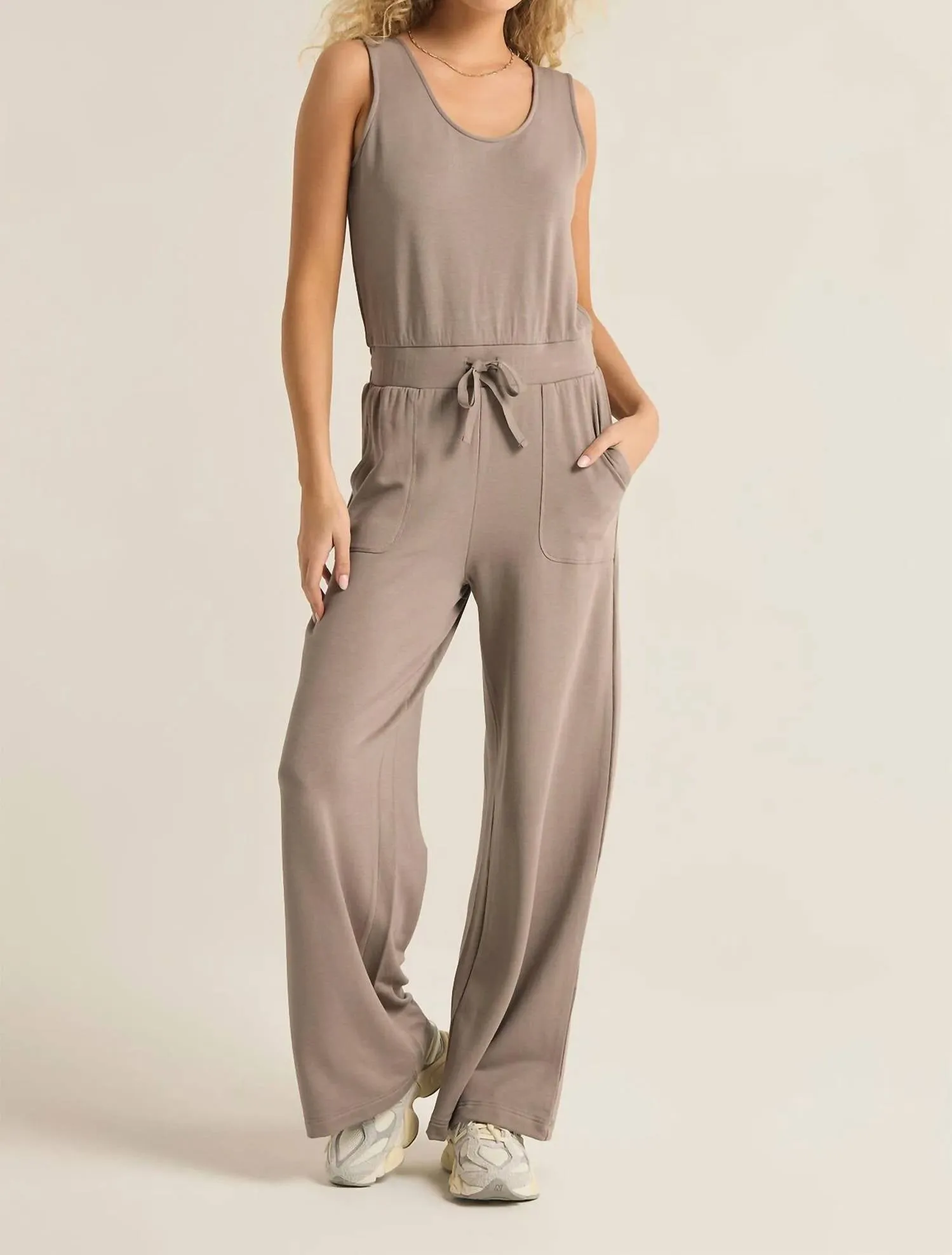 Layover Modal Fleece Jumpsuit