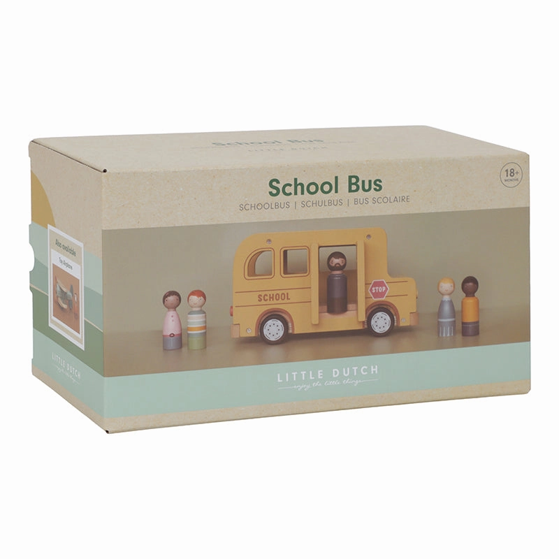 LD School Bus With Figures