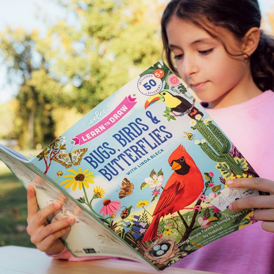 Learn to Draw Bugs, Birds, & Butterflies
