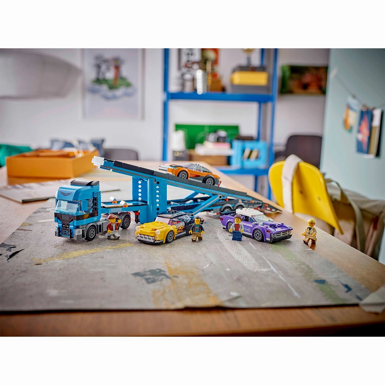 LEGO? City Car Transport with Sports Cars