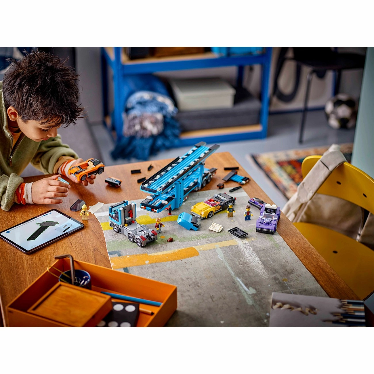LEGO? City Car Transport with Sports Cars
