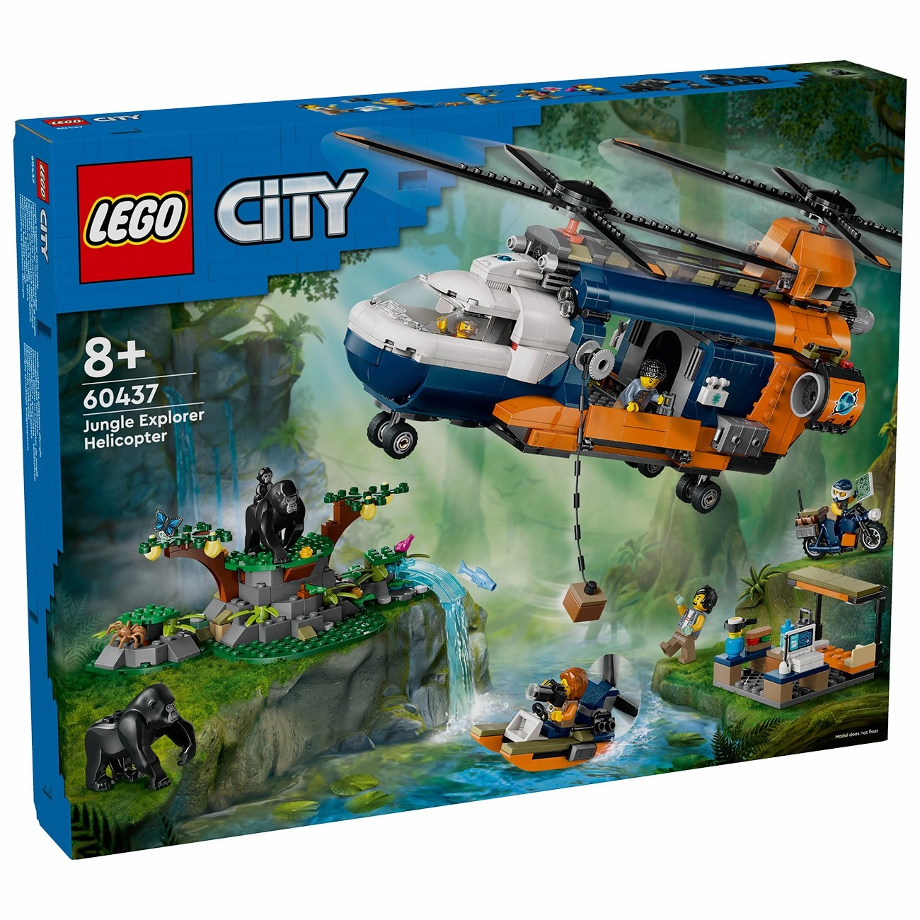 LEGO? City Jungle Adventure C Helicopter and Expedition Base