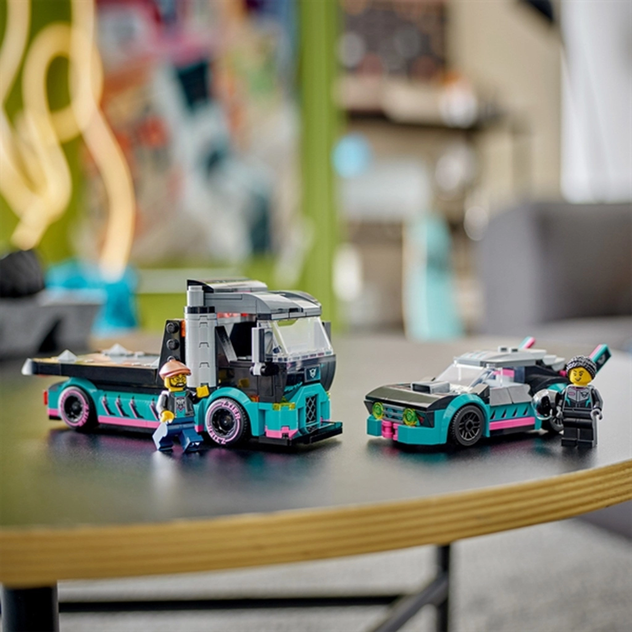 LEGO? City Race Car and Car Carrier Truck