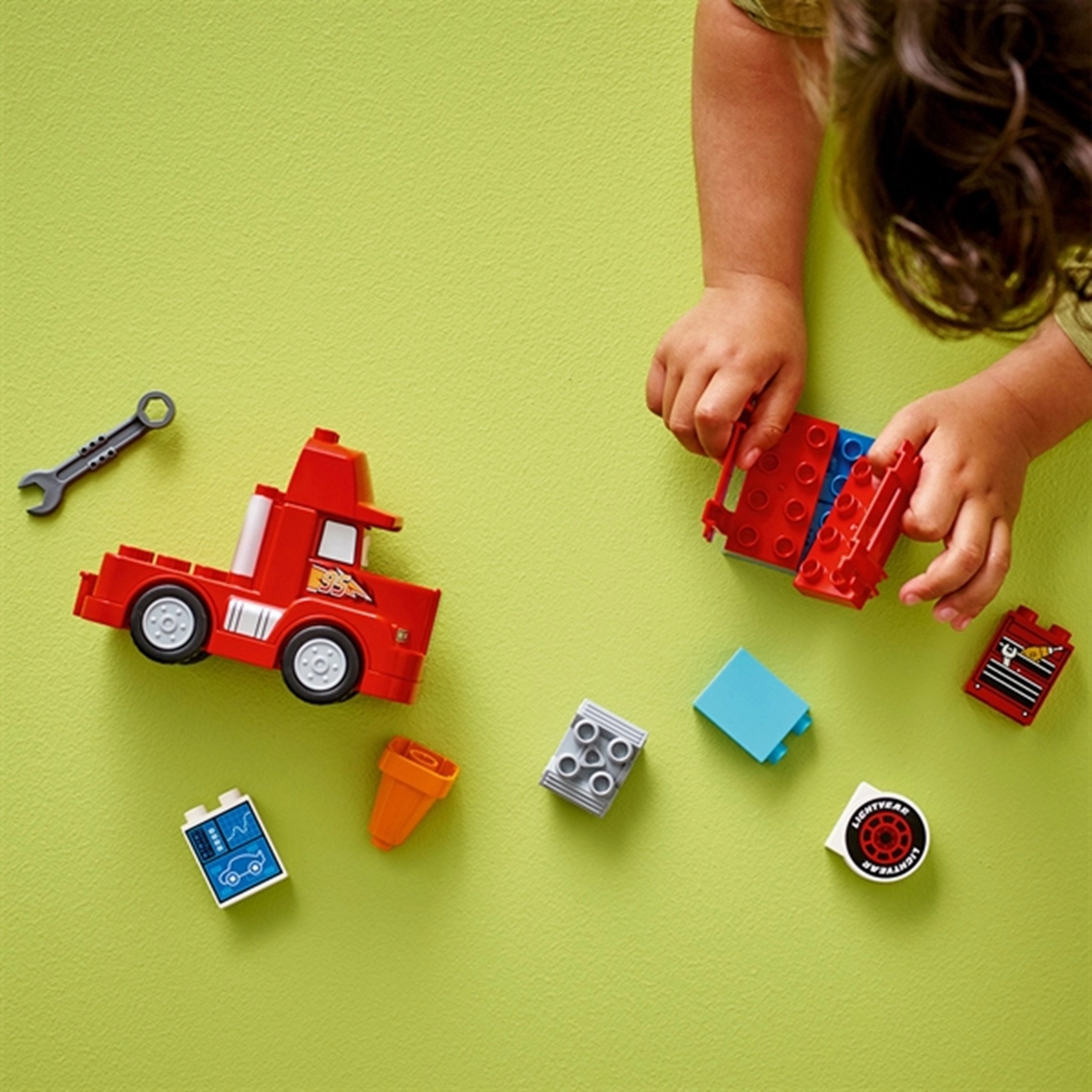 LEGO? DUPLO? Mack at the Race