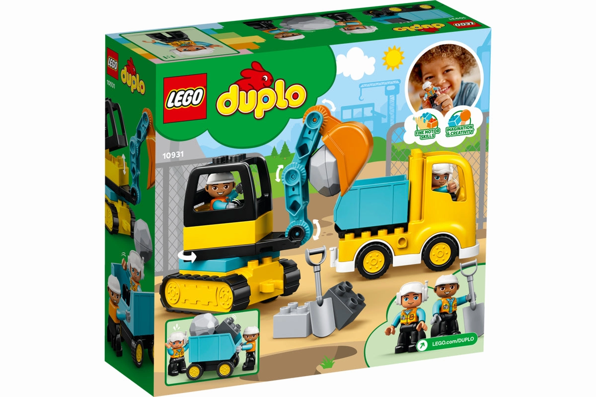LEGO DUPLO Truck and Tracked Excavator 10931