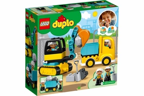LEGO DUPLO Truck and Tracked Excavator 10931