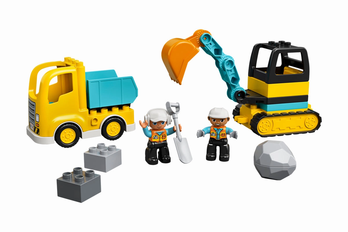 LEGO DUPLO Truck and Tracked Excavator 10931