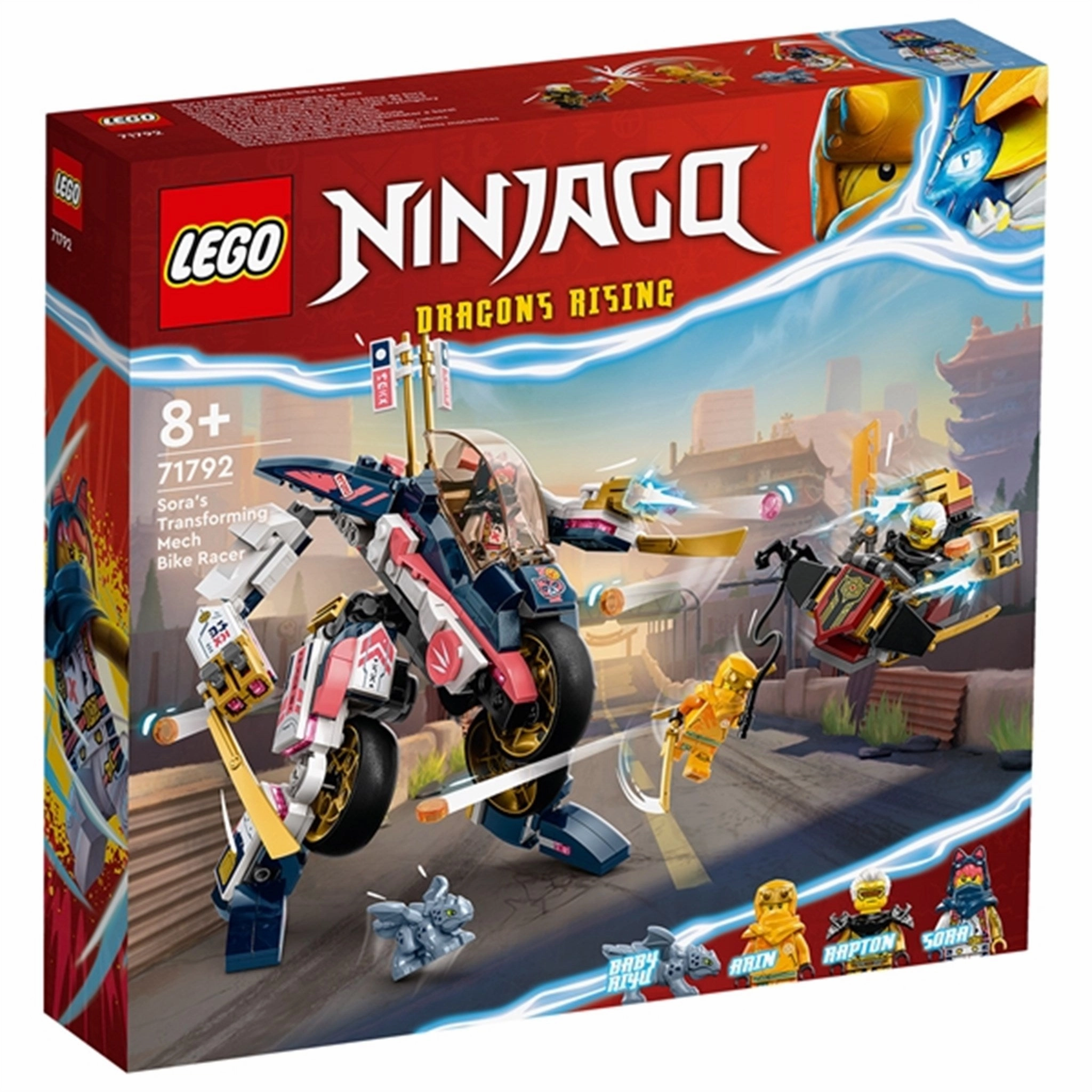 LEGO NINJAGO Sora's Transforming Mech Bike Racer