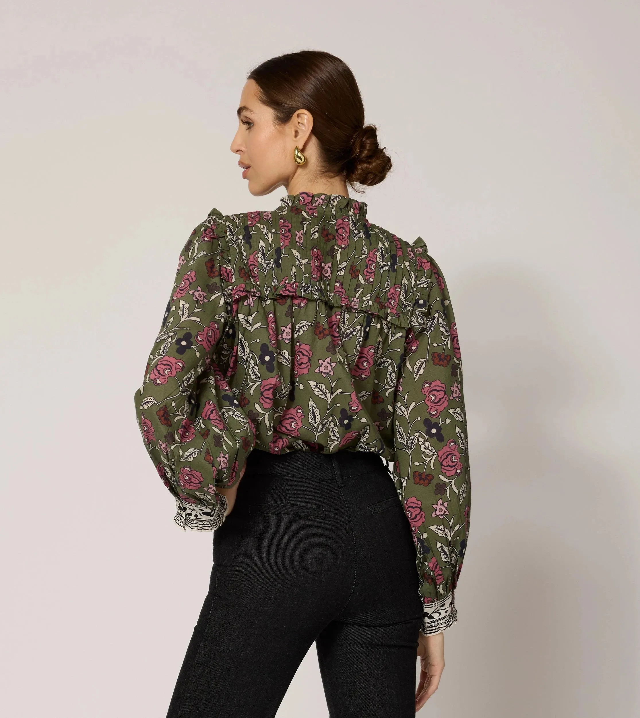 Leni Blouse | Fiore Print