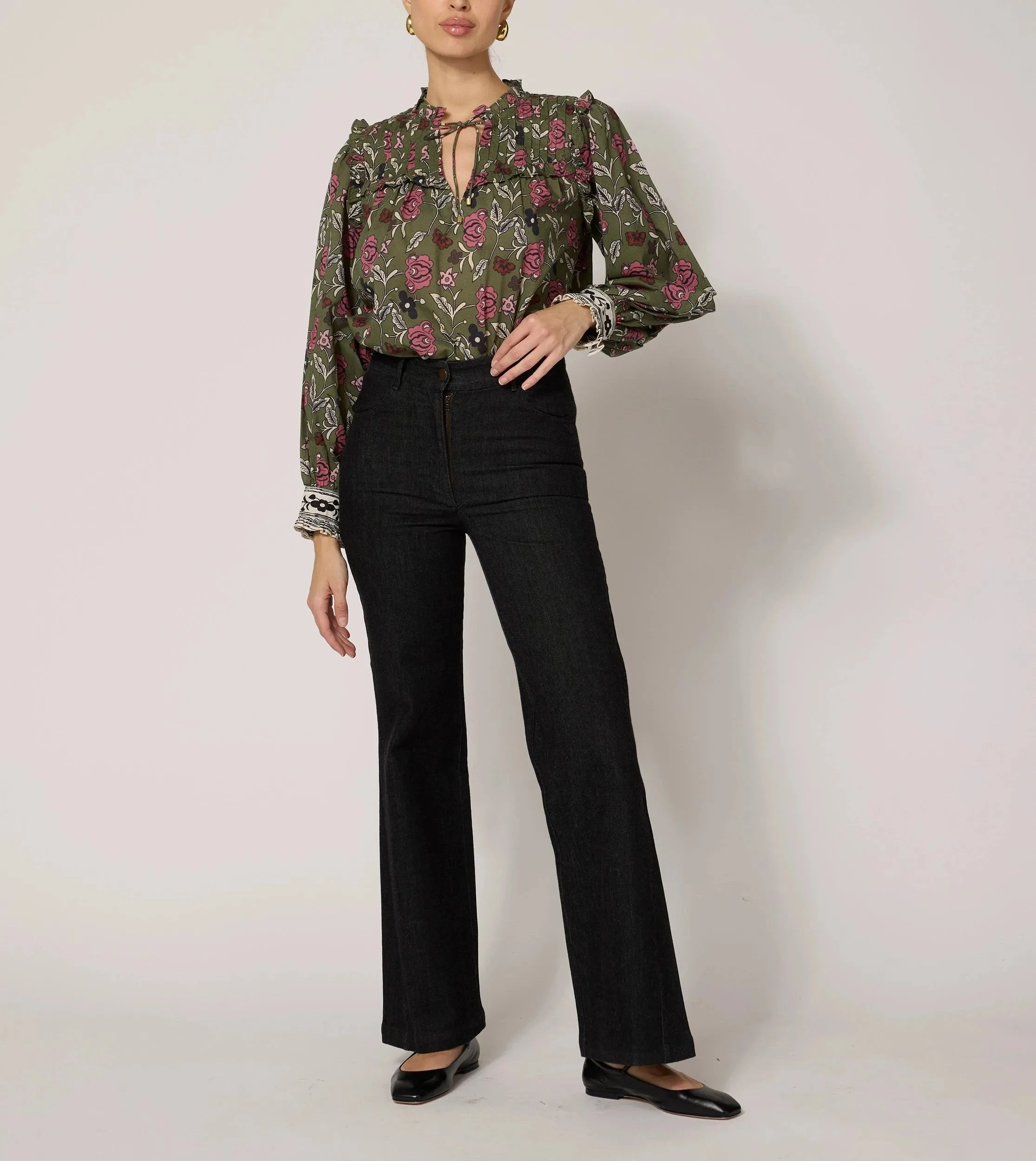 Leni Blouse | Fiore Print