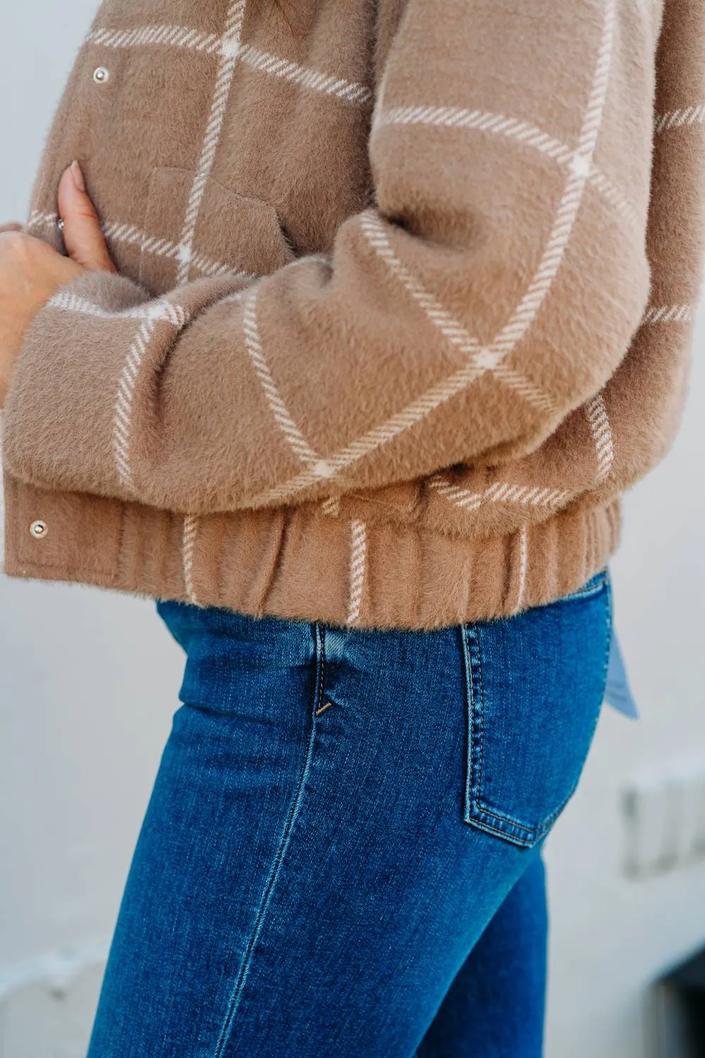 Lex Plaid Bomber Jacket