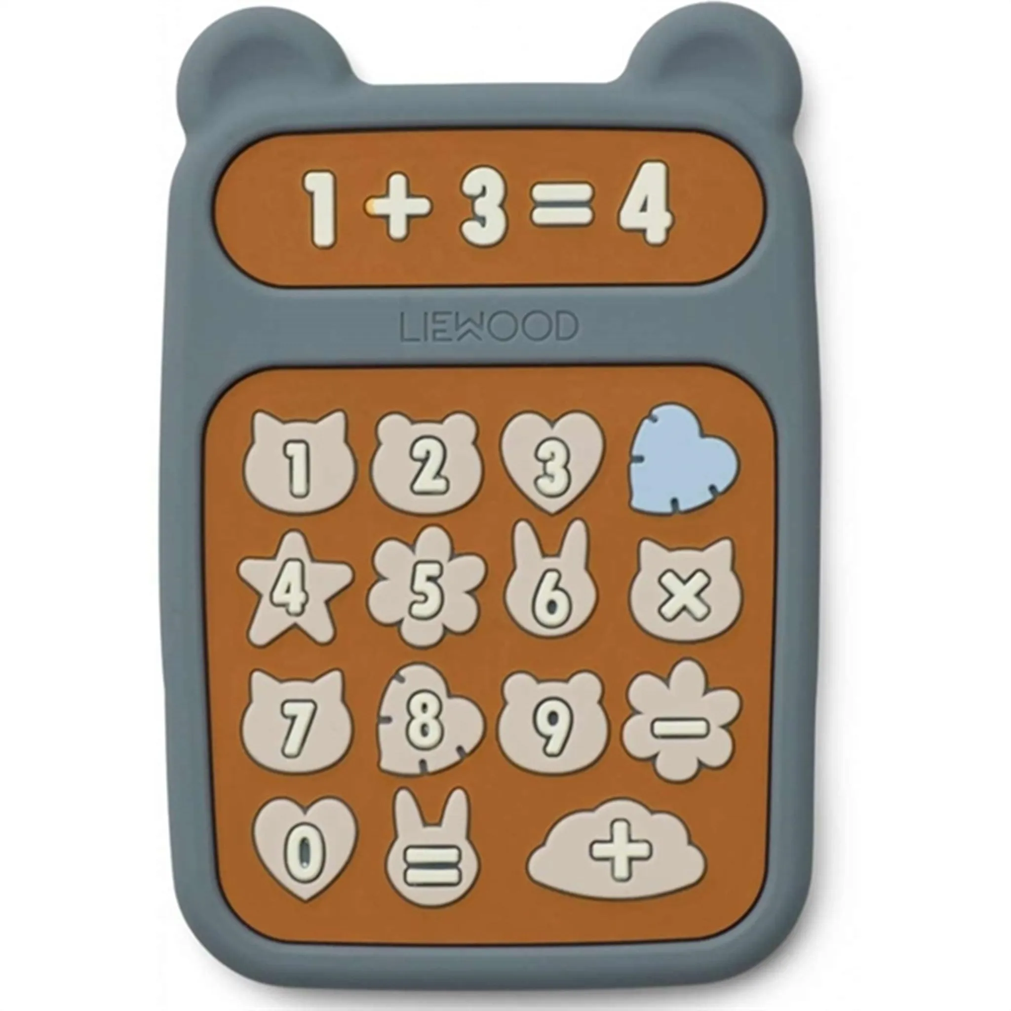Liewood Teether Niels Calculator Blue Wave Multi Mix