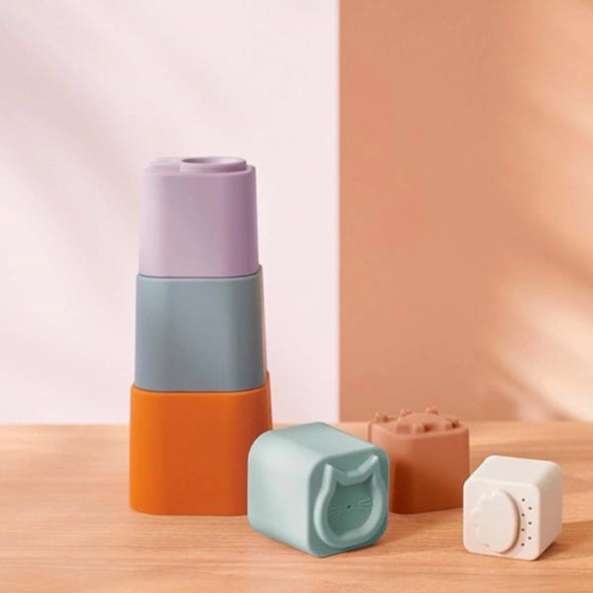 Liewood Zuzu Stacking Cups Multi Mix