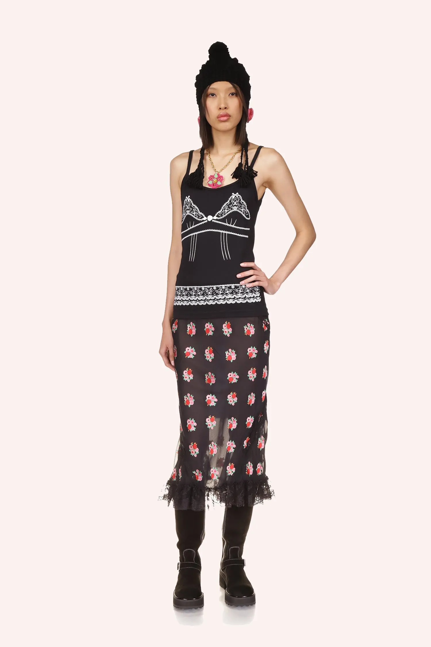 Lingerie Printed Tank Top