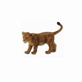 Lion cub-walking figurine