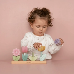 Little Dutch Fairy Garden Stacking Puzzle Flower