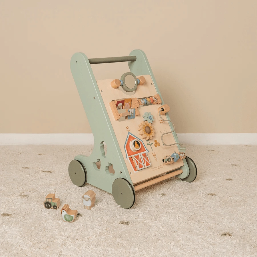 Little Dutch Little Farm Multi- Activity Baby Walker