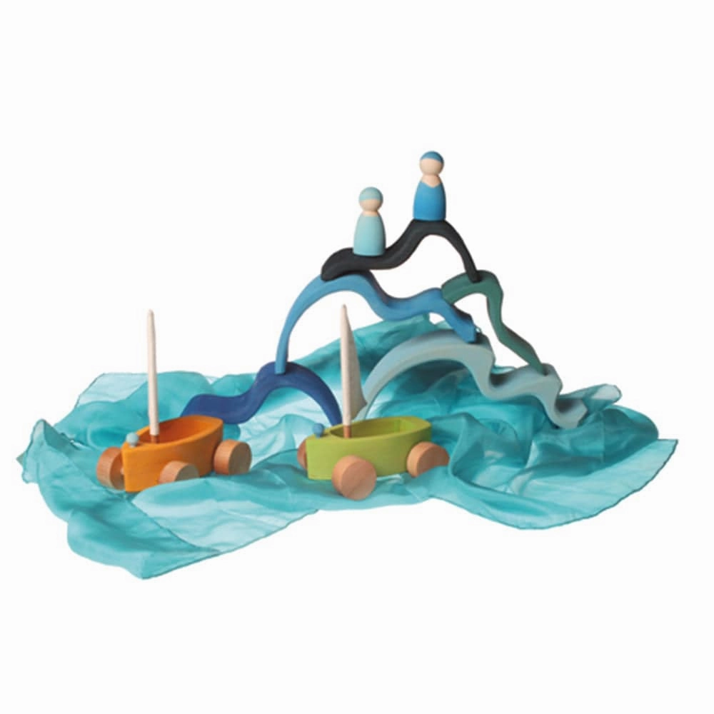 Little Land Yacht - Wooden Toy Sailboat