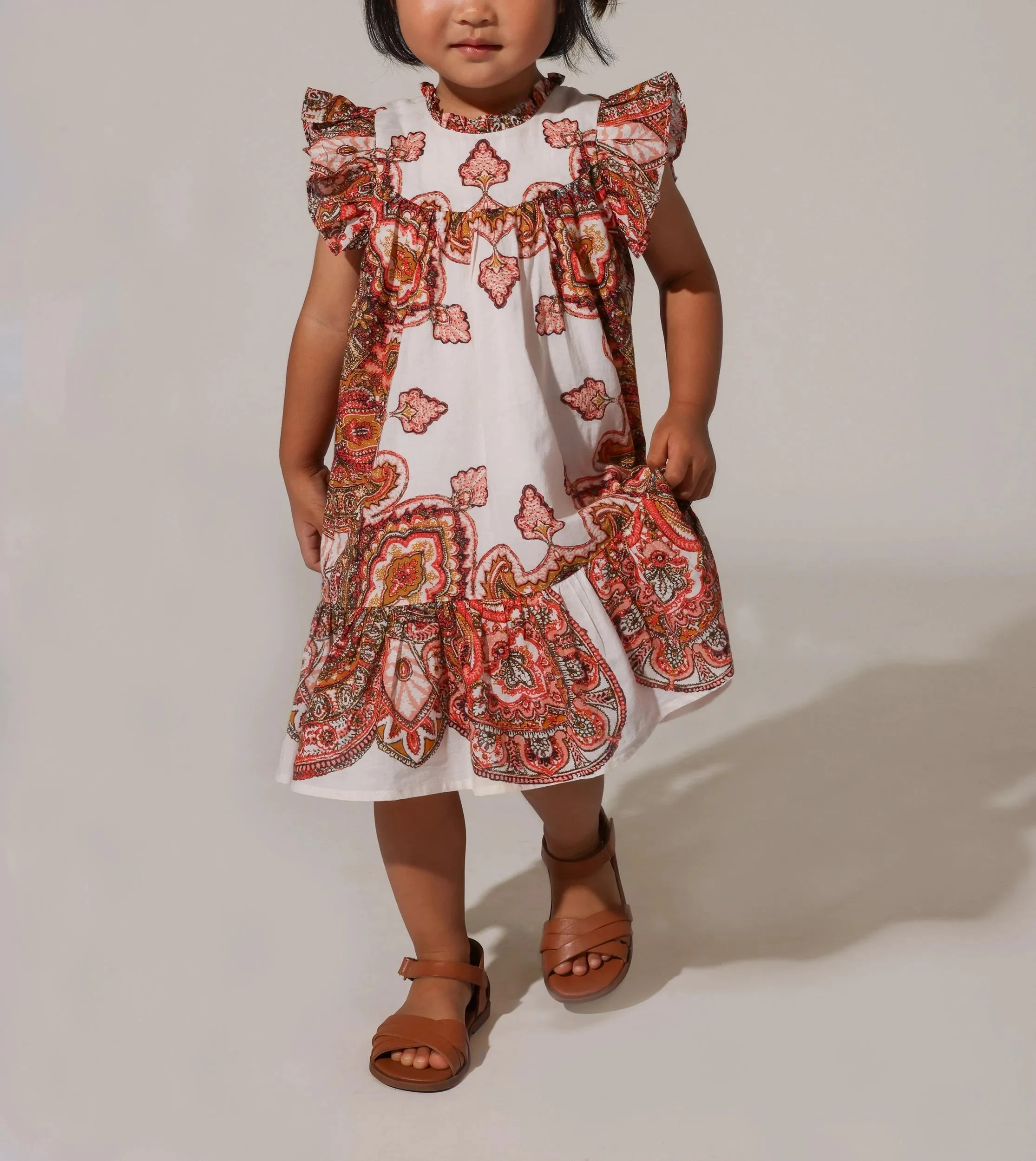 Littles Daisy Dress | Foulard Paisley