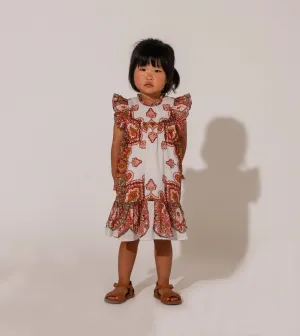 Littles Daisy Dress | Foulard Paisley