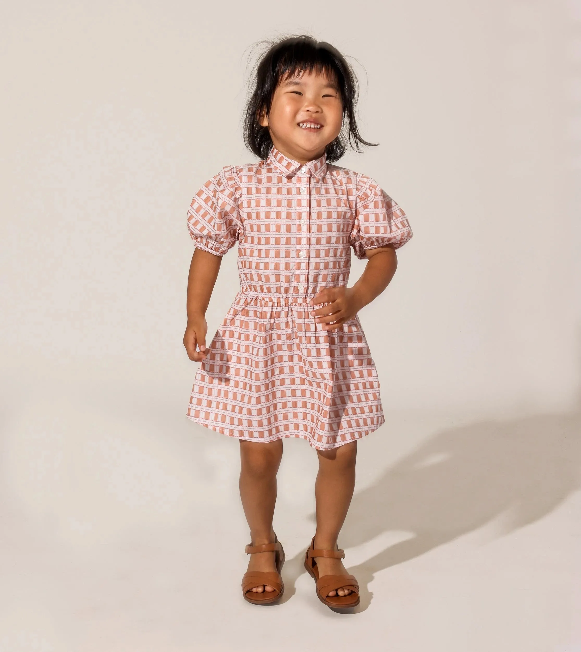 Littles Marigold Dress | Bellini Plaid