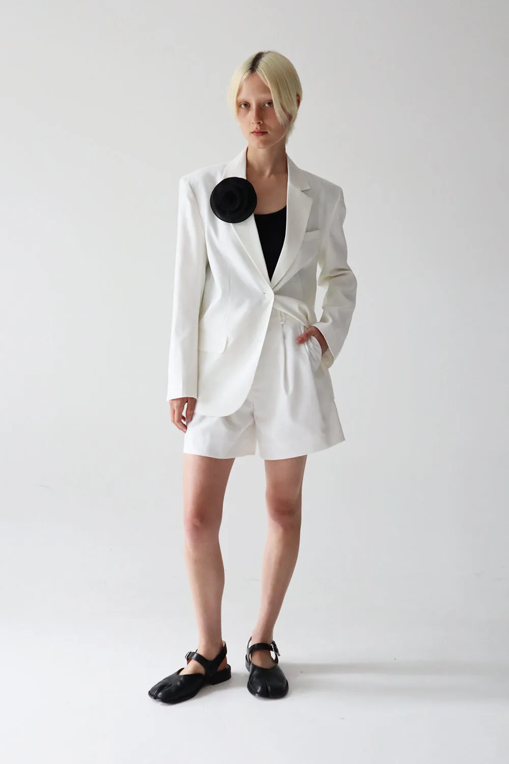 Lorenza Shorts White