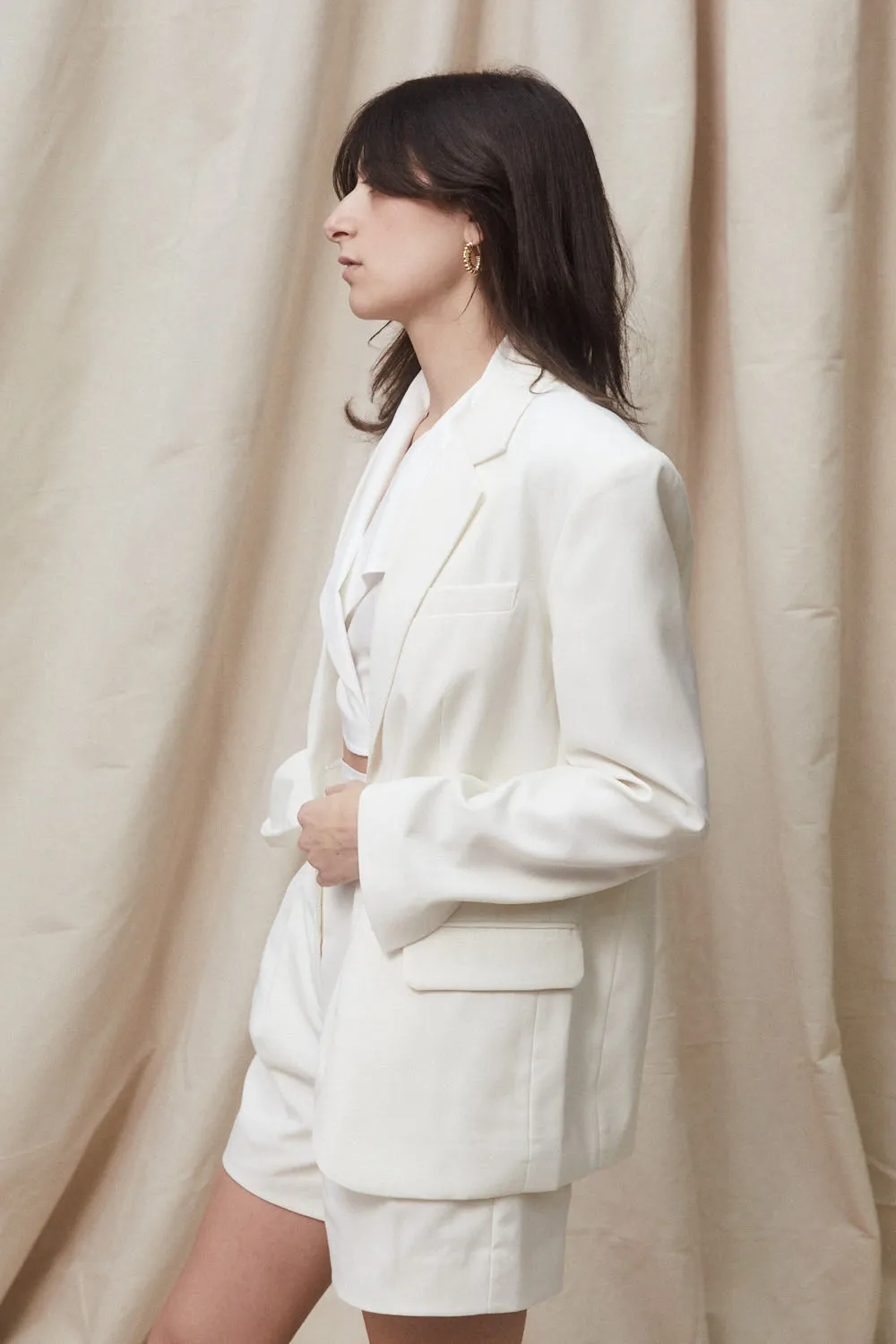 Lorenza Shorts White