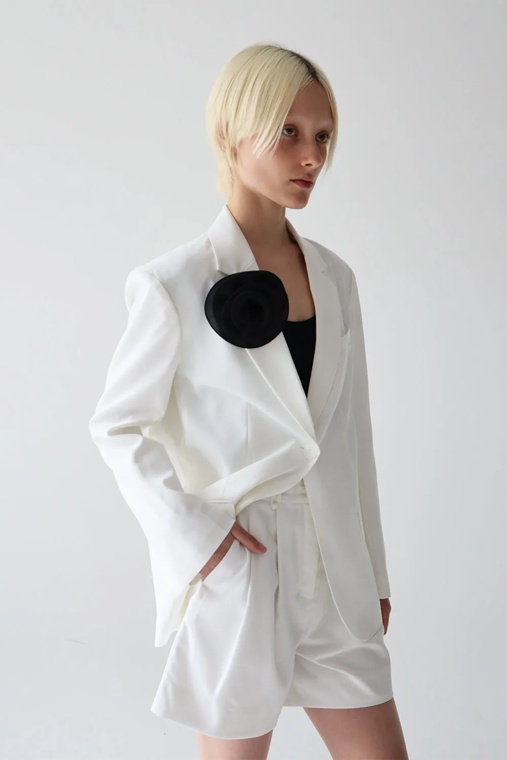 Lorenza Shorts White