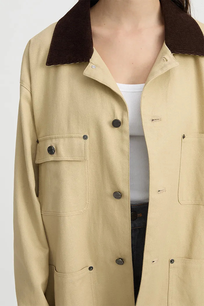 Louis Barn Jacket Cream