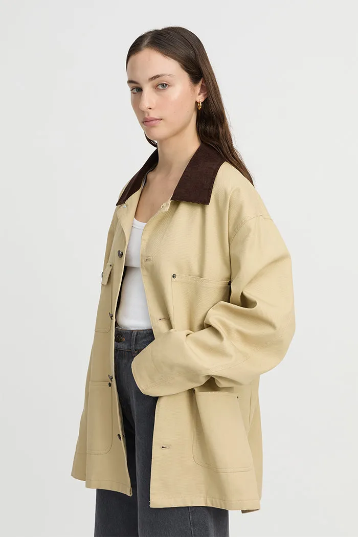 Louis Barn Jacket Cream