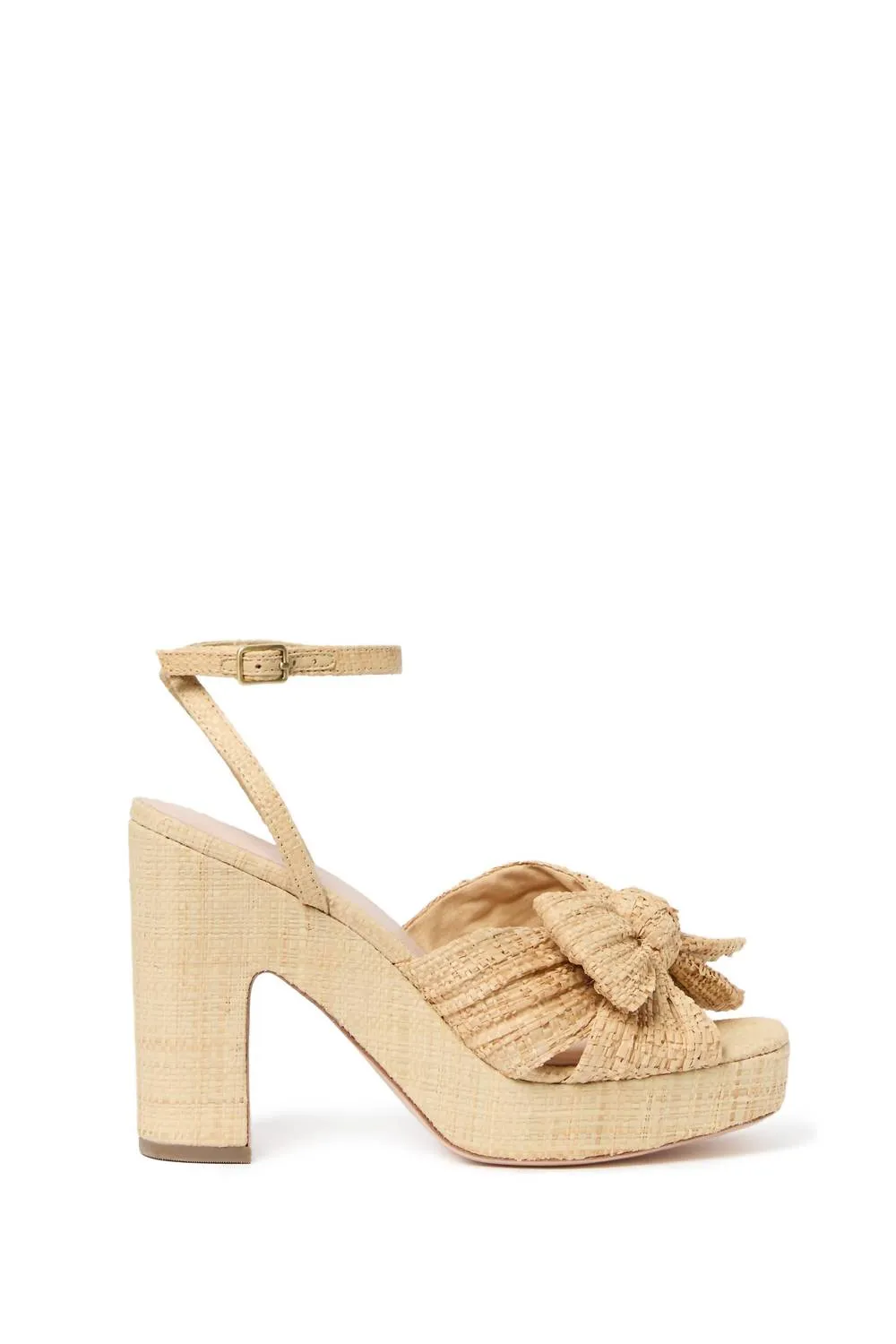 Lucia Pleated Bow Platform