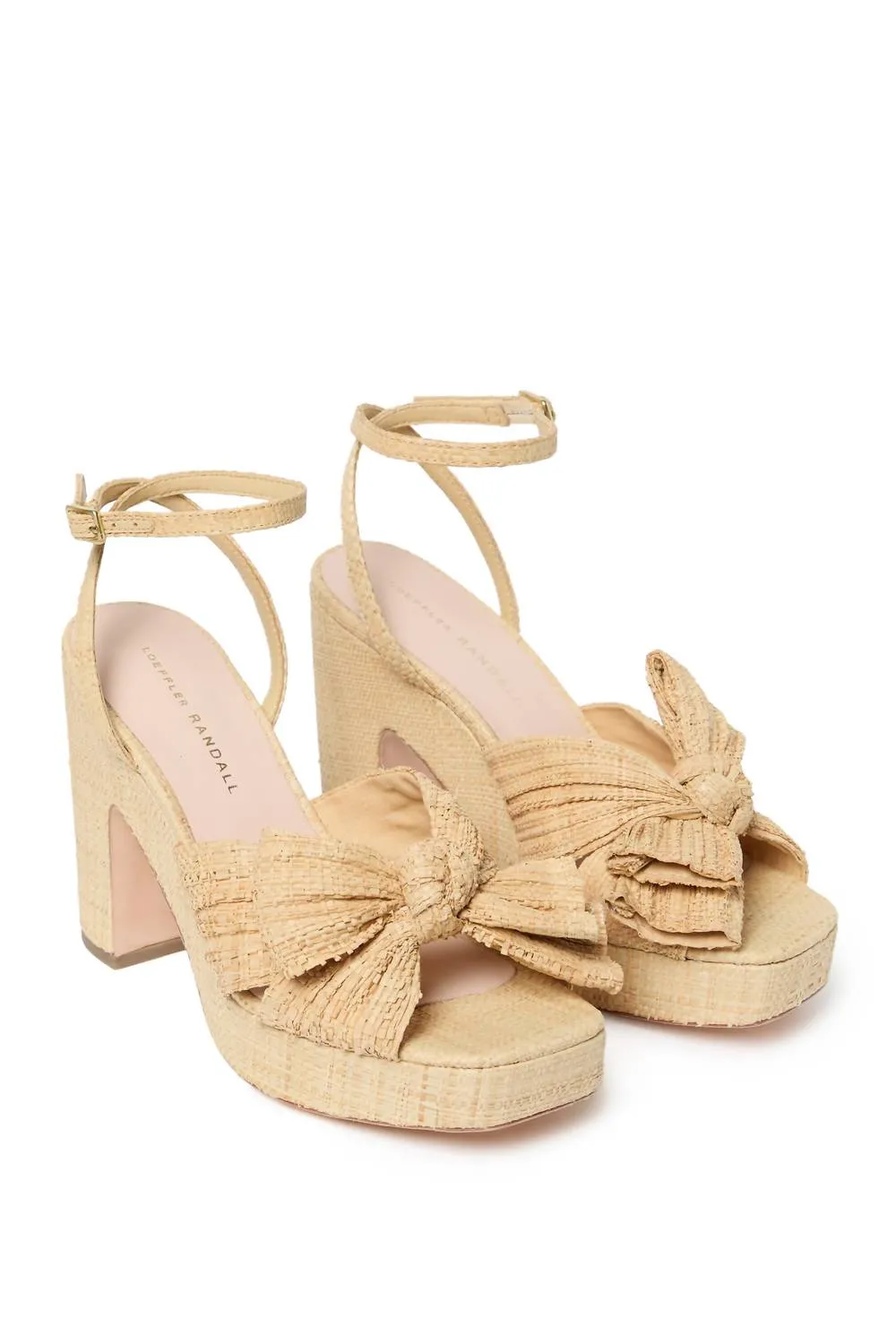 Lucia Pleated Bow Platform