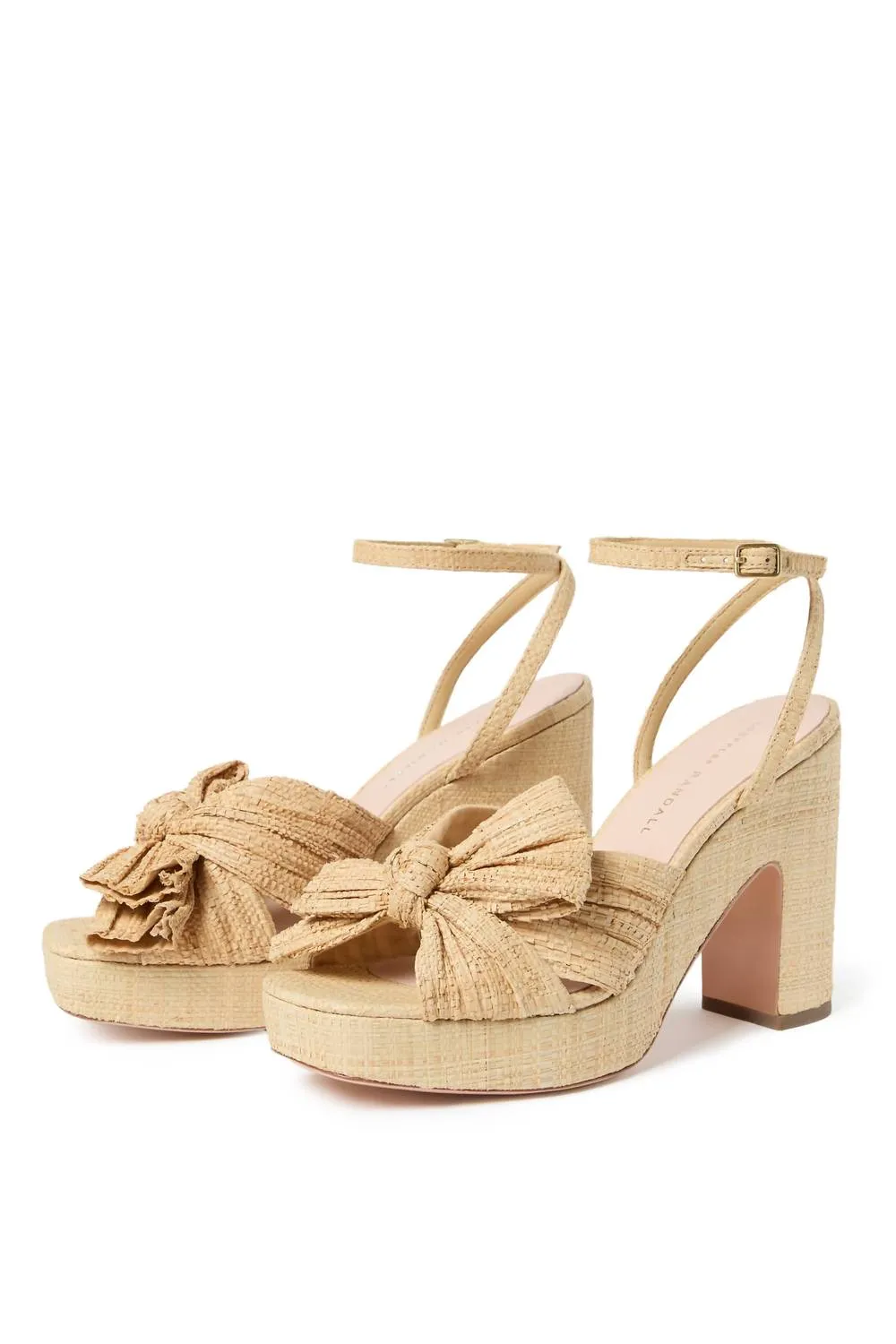 Lucia Pleated Bow Platform