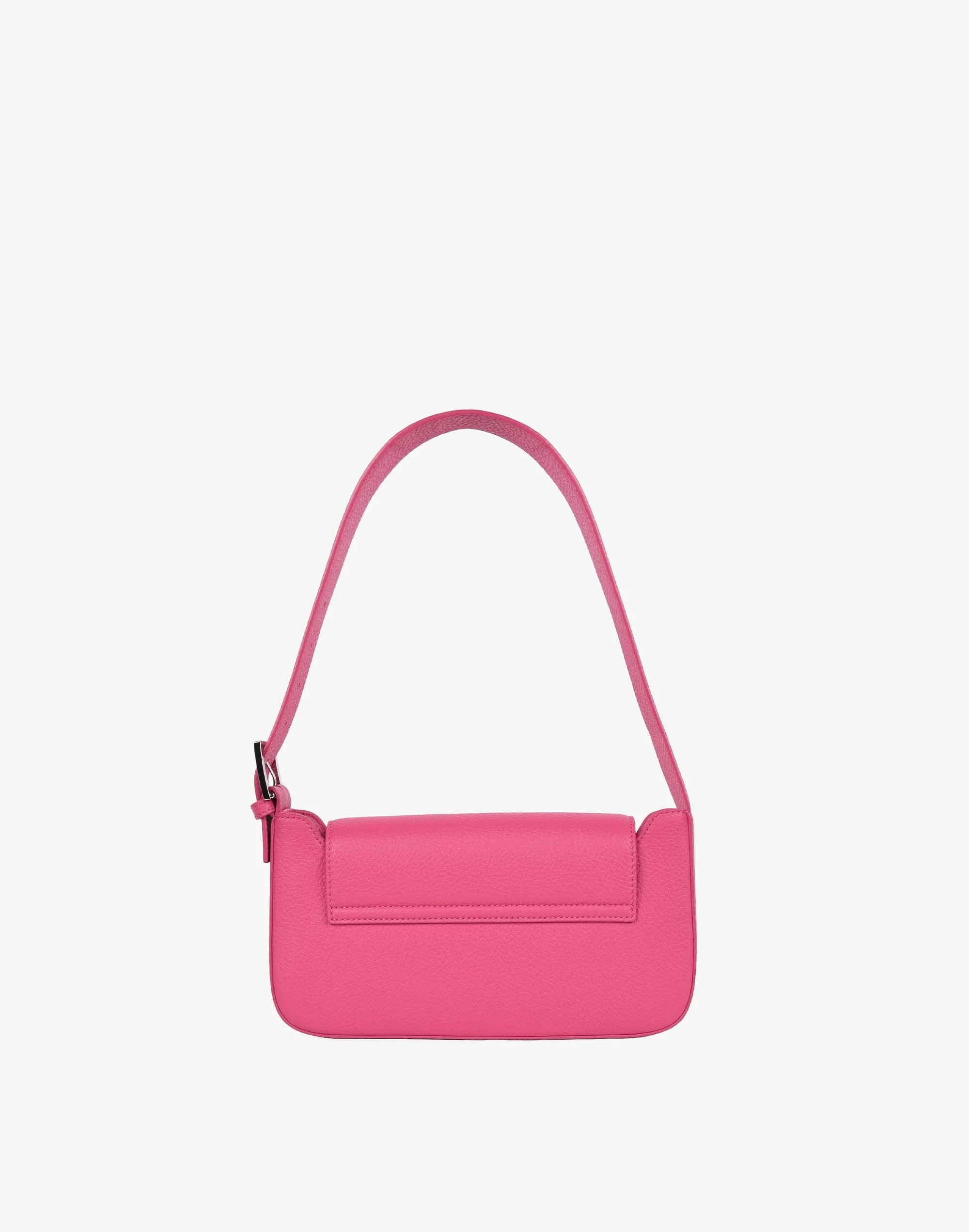 Luxe Buckle Bag - Fuschia