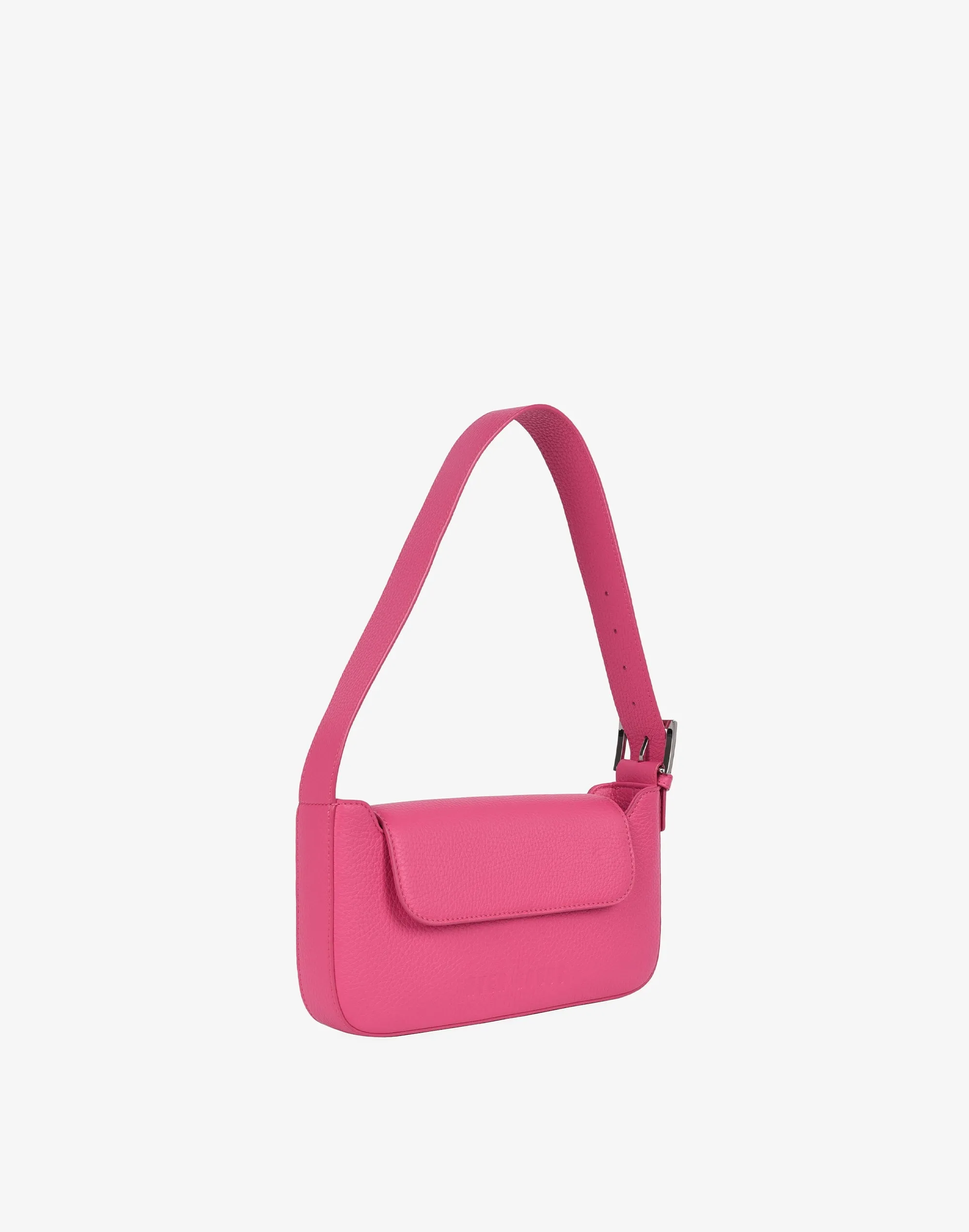 Luxe Buckle Bag - Fuschia