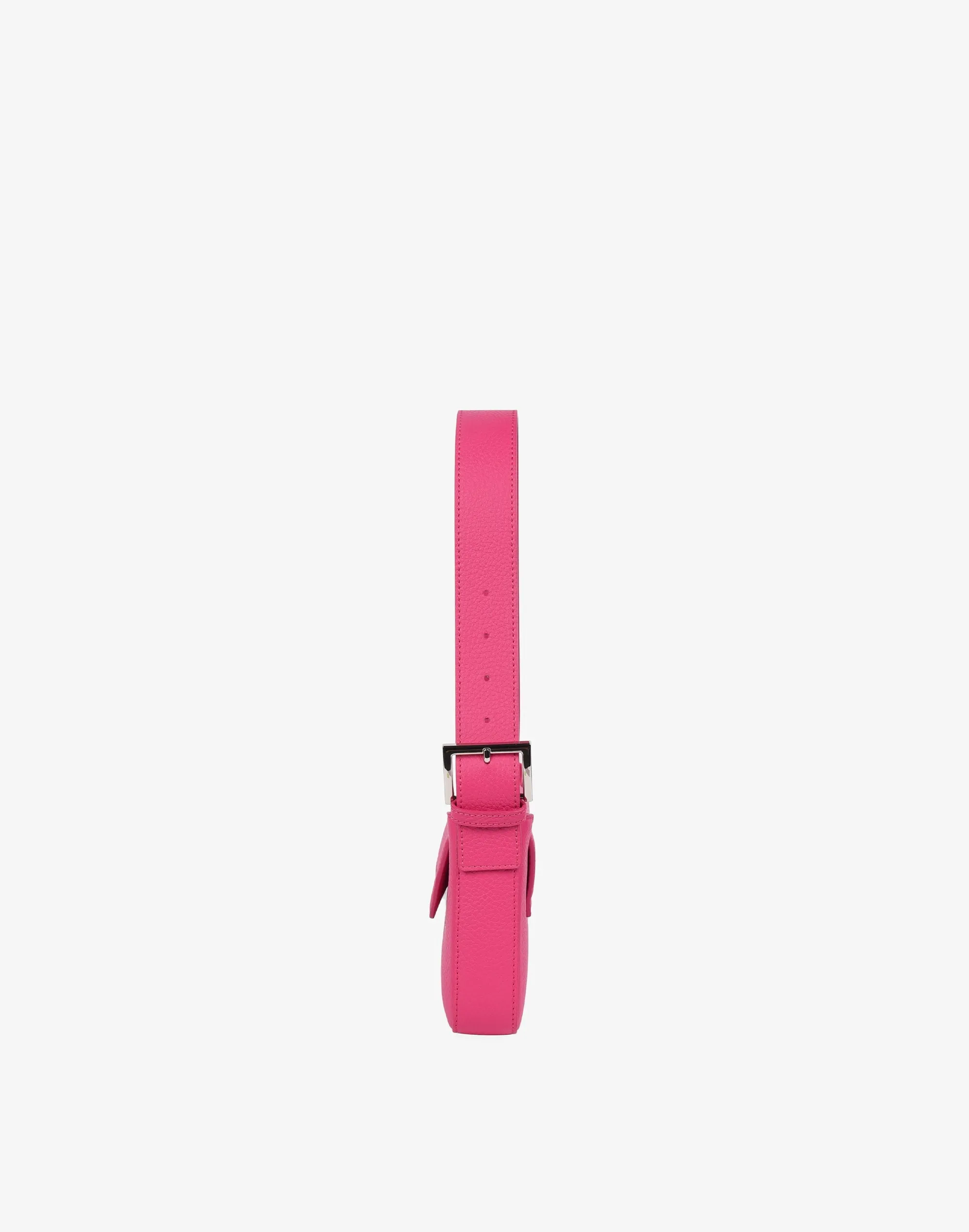 Luxe Buckle Bag - Fuschia