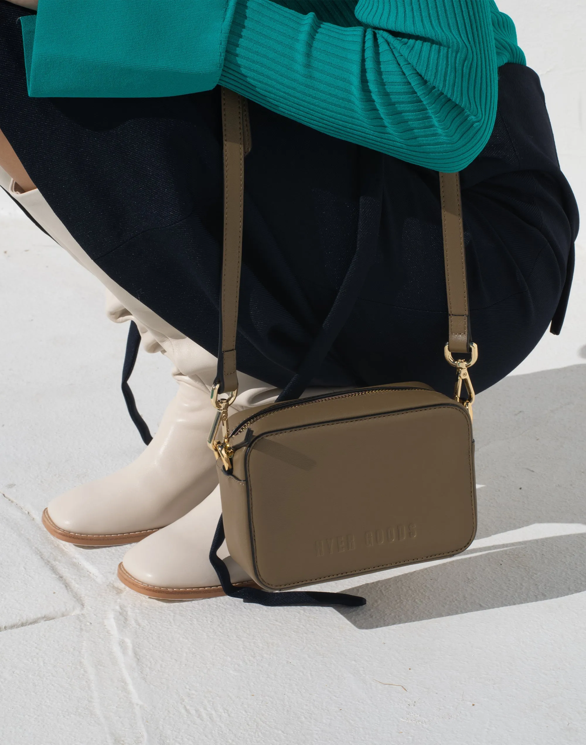 Luxe Camera Bag - Olive Green