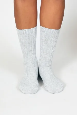Luxe Socks - Heather Grey