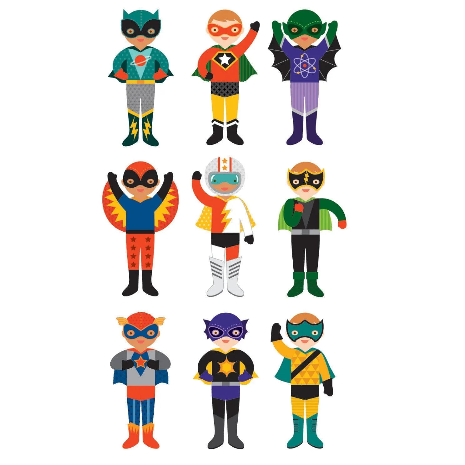 Magnetic Dress Up Kit - Superheroes