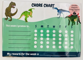 Magnetic Chore Chart Dino