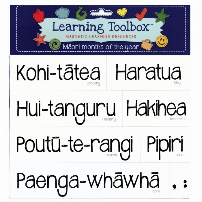 Magnetic Months of the Year in Maori