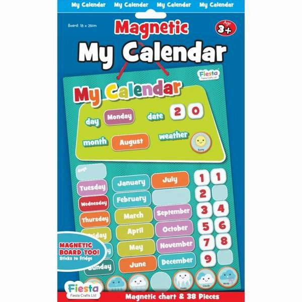 Magnetic My Calendar Blue - small