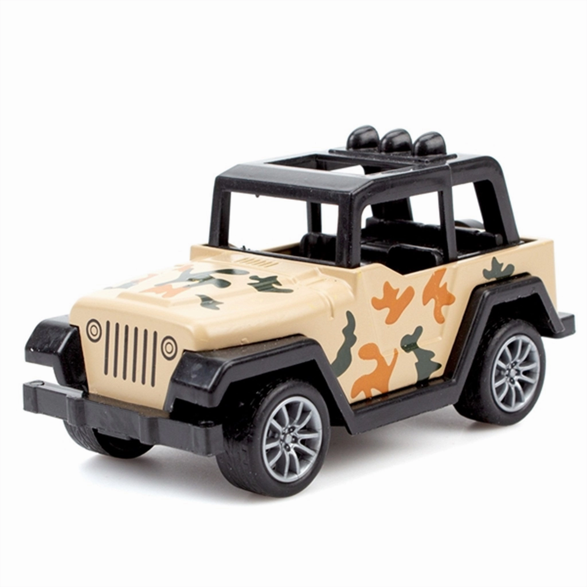 Magni Jeep Military Car With Pull Back - Model 1