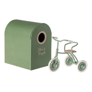 Maileg Abri  Tricycle, Mouse - Green
