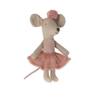 Maileg Ballerina Mouse, Little Sister - Rose