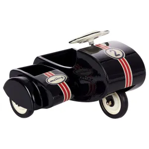 Maileg Black Scooter with Sidecar Metal