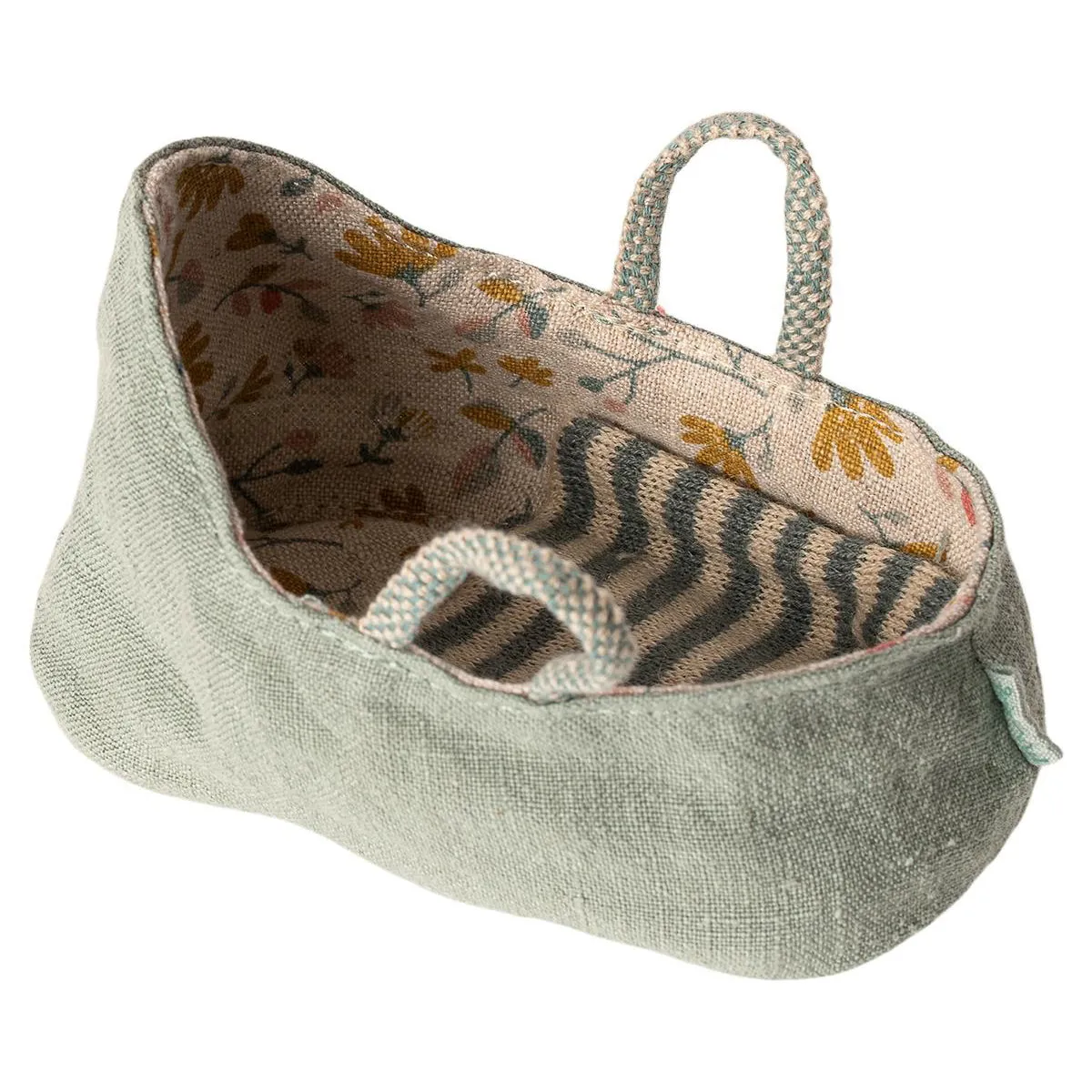 Maileg Carry Cot My Dusty Green