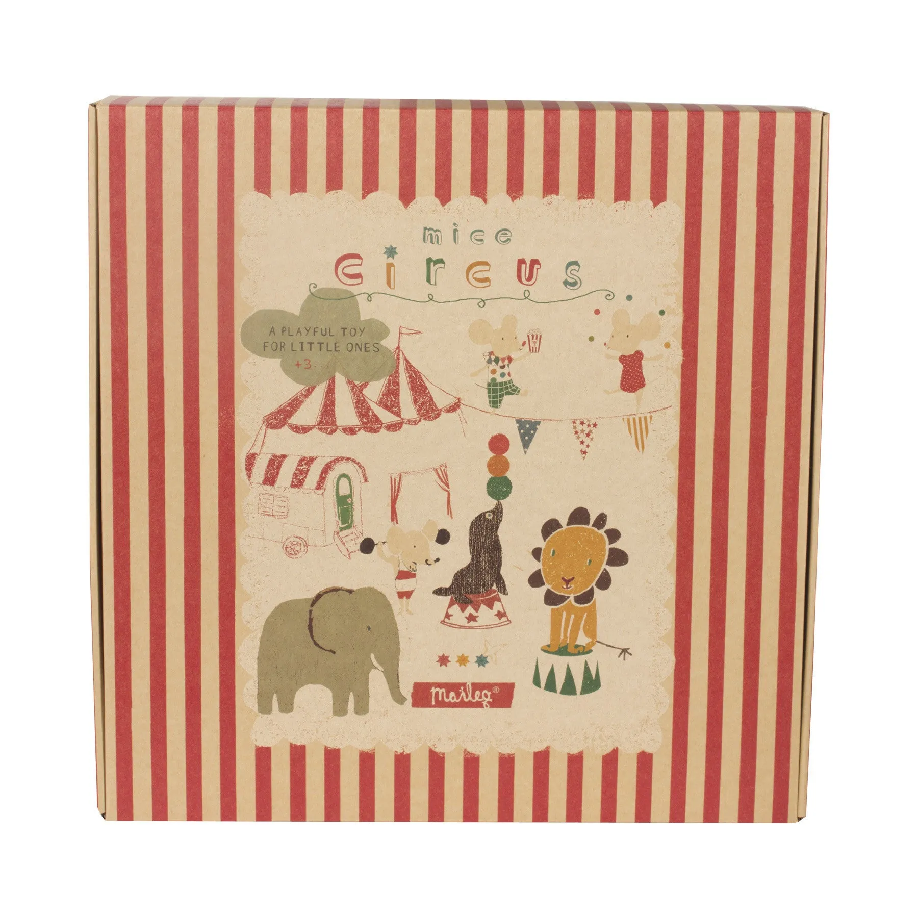 Maileg Circus Tent with Podium and Cutting Sheet