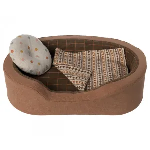 Maileg Dog Basket - Brown