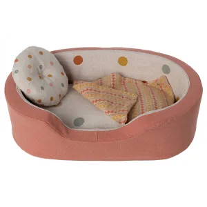 Maileg Dog Basket - Coral